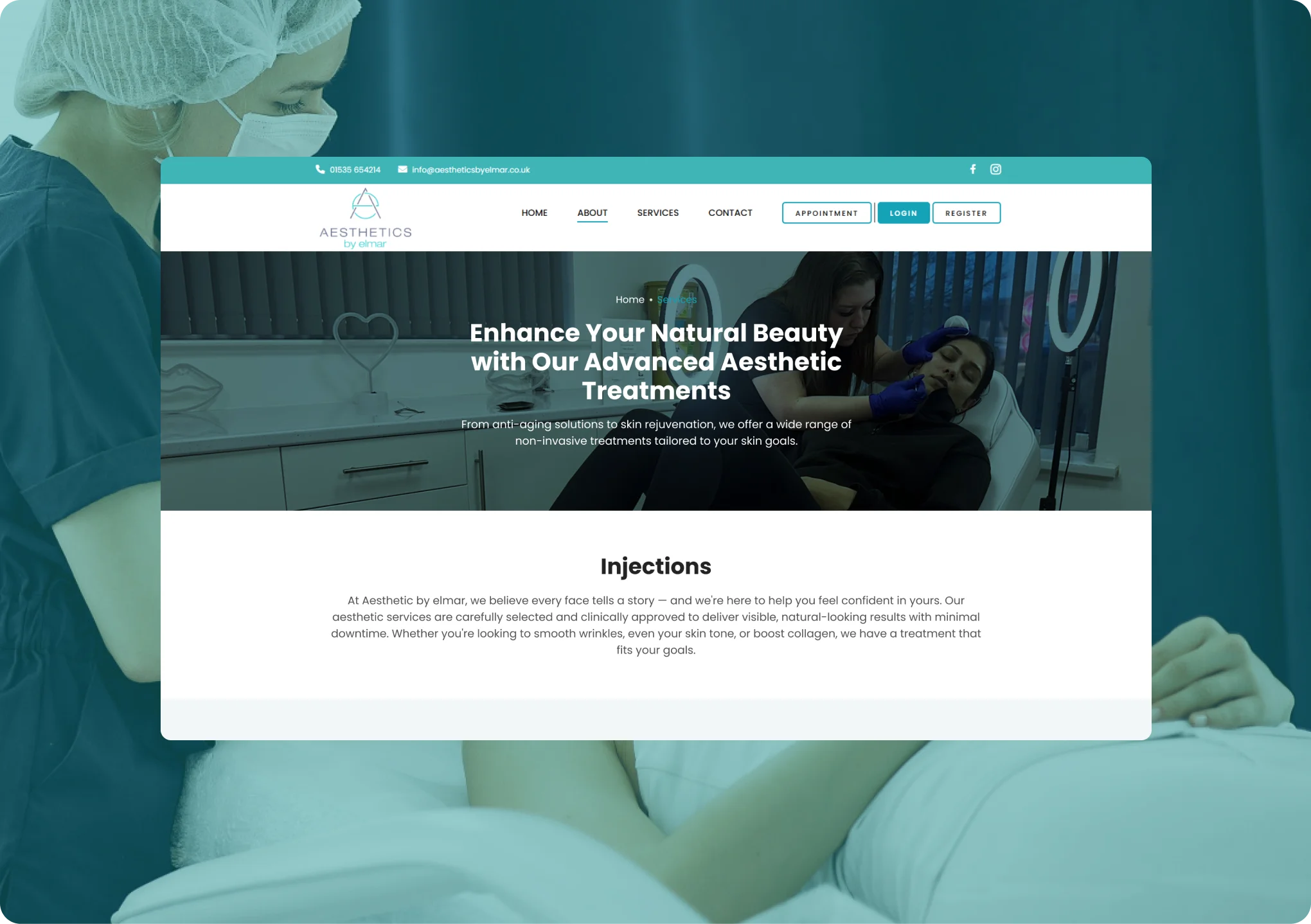 Aesthetics by Elmar Mockup 1
